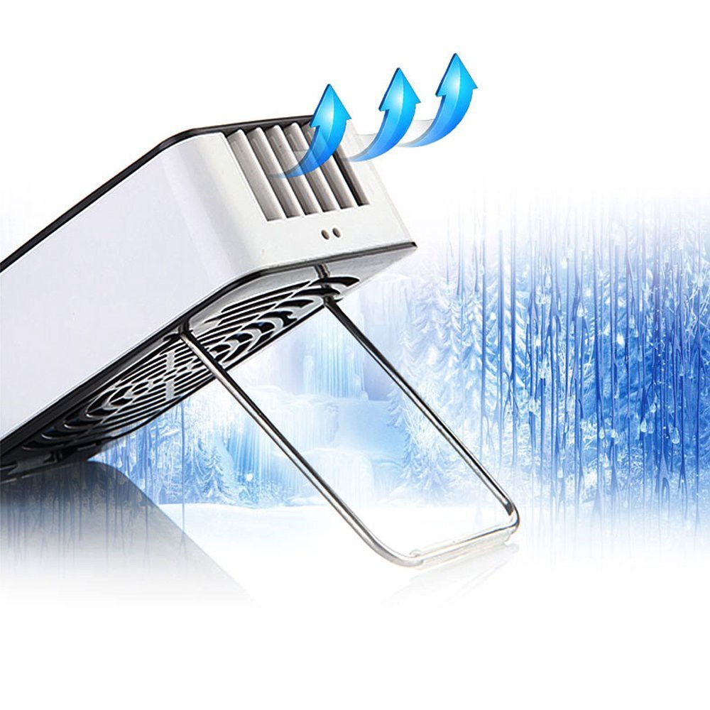 SP ĐÃ QSD Quạt Điều Hòa Mini Cầm Tay Quạt không cánh Di động Ghép lông mi Máy sấy điều hòa khí mini Sạc USB