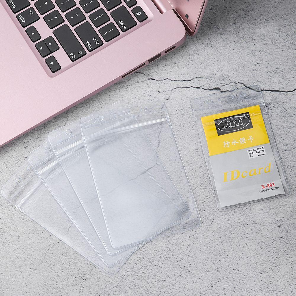 Set 10 Giá Đỡ Thẻ Nhân Viên Trong Suốt MIHAN1