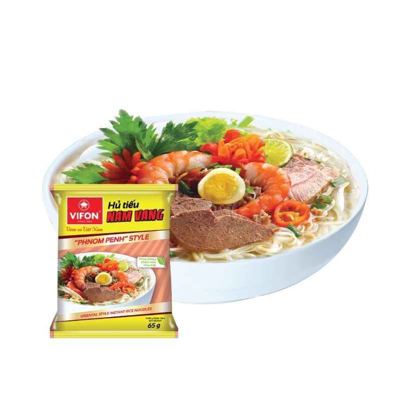 Hủ Tiếu Nam Vang VIFON 65g/gói, thùng 30gói