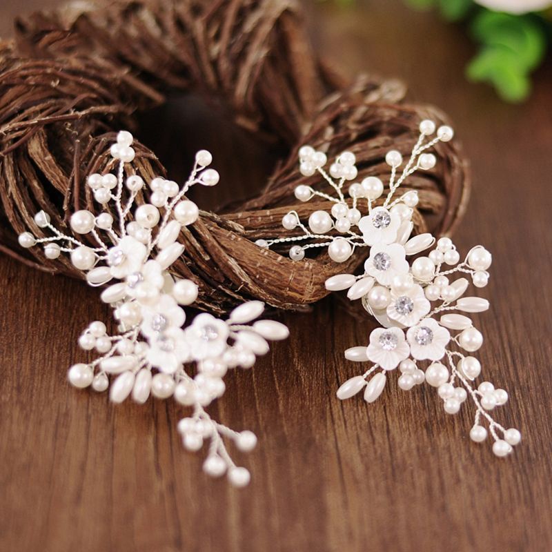 Hạt Ngọc Trai Giả Hình Hoa Dùng Trang Trí Giày Cao Gót DIY