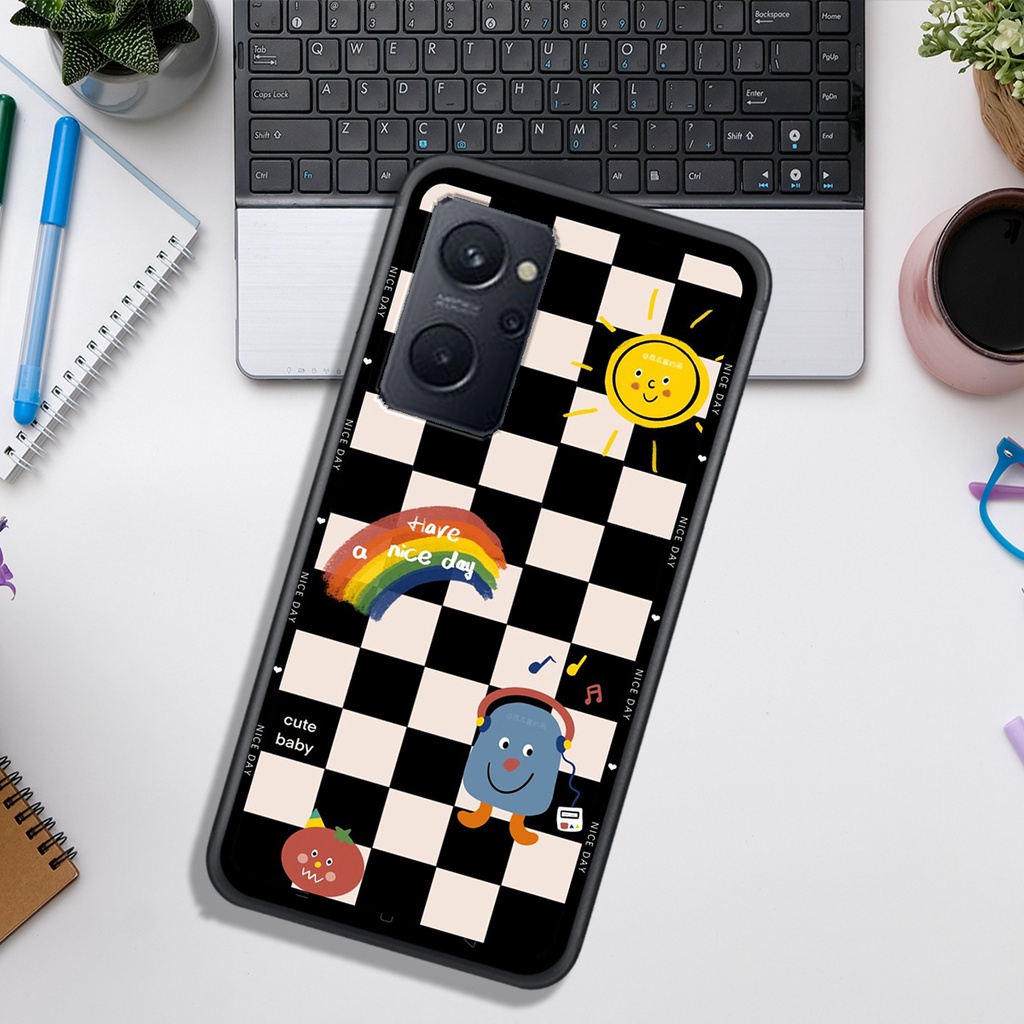 Ốp Lưng OPPO RENO 7 4G - RENO 7 5G - RNEO 7Z  , In Hình &quot;Black Heart&quot; Phong Cách Đẹp.