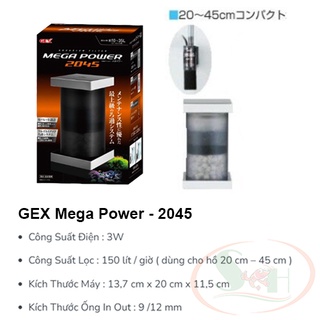 Lọc Thùng GEX Mega Power Filter Bơm Rời Cao Cấp - 2045
