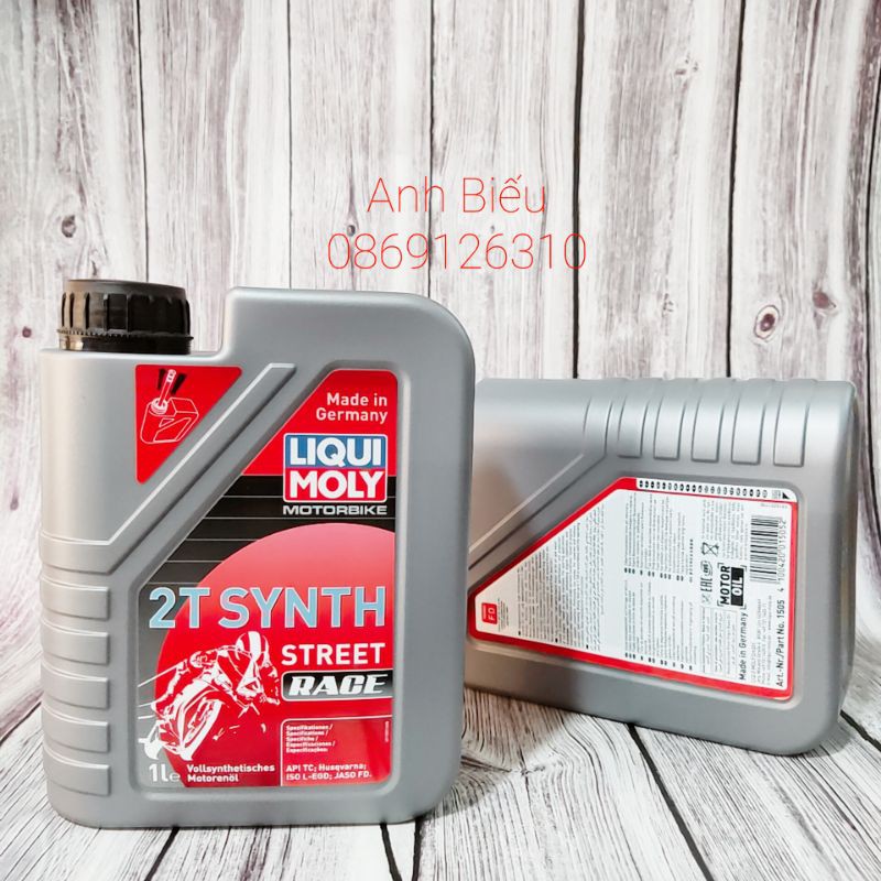 ( Dầu nhớt chính hãng ) Nhớt 2T Synth street Race LiquiMoly