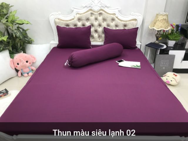 BỘ DRAP THUN SIÊU LẠNH BẢN CAO CẤP GIÁ HẤP DẪN