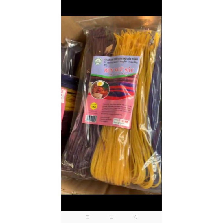 Giá rẻ nhất 1kg Bún ngũ sắc đặc sản Cao Bằng