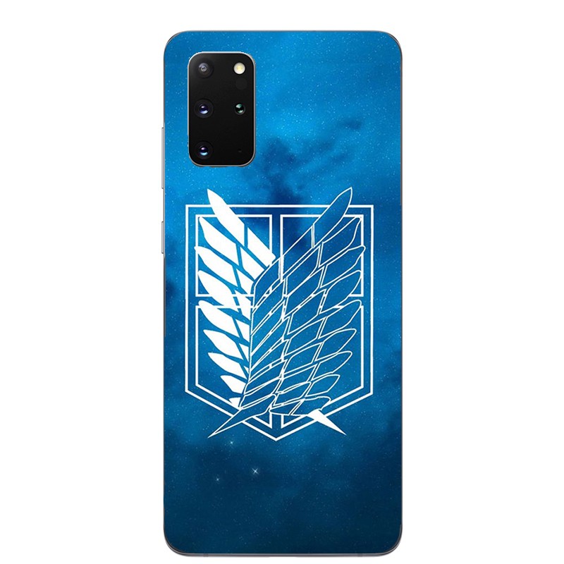 Ốp Lưng Silicone In Hình Attack On Titan Cho Samsung Galaxy M02 M12 A02 A02S A12 A32 A42 A52 S21 Plus Ultra 5g
