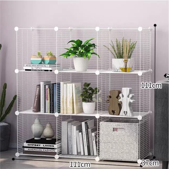 - Tấm Lưới sắt thép lắp ghép đa năng: giá để sách, đồ trang trí, chuồng quây chó mèo, decor trang trí nhà