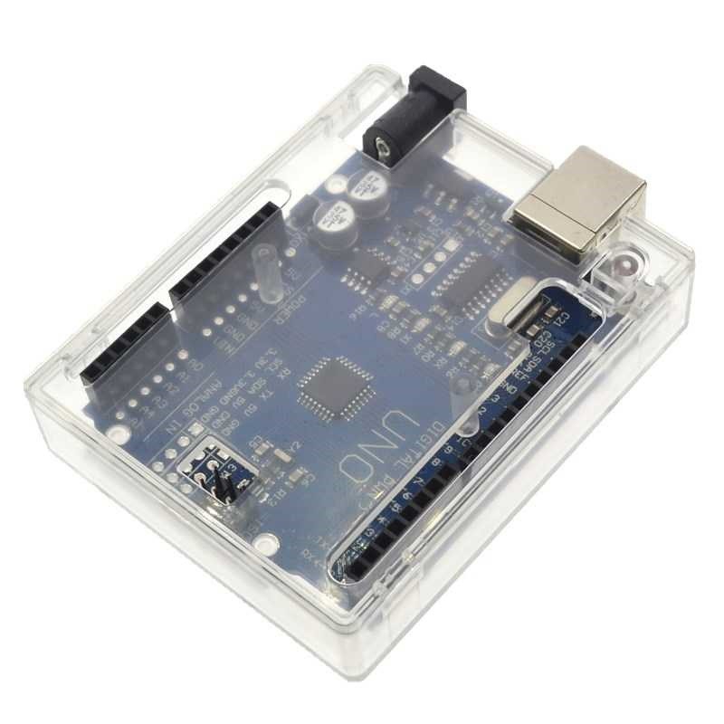 Vỏ hộp bảo vệ arduino UNO R3 trong suốt