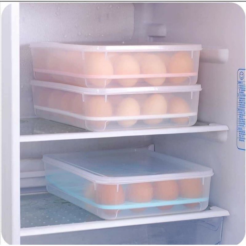 Hộp đựng trứng 24 quả, xếp chồng nhau được