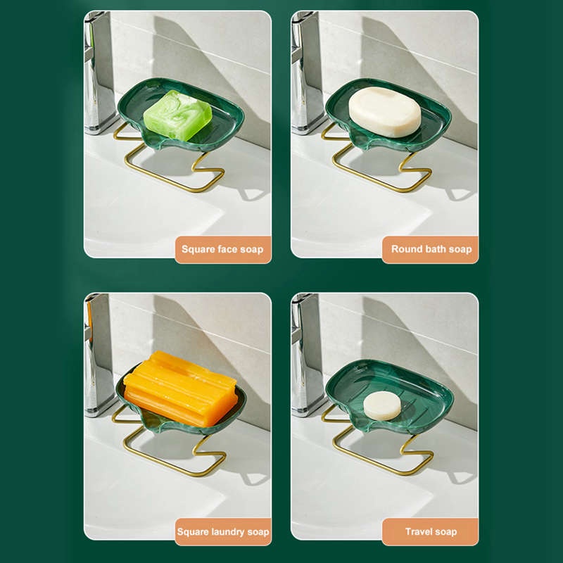 Khay Đựng Xà Phòng Ráo Nước Sang Trọng Tiện Dụng Cho Nhà Tắm