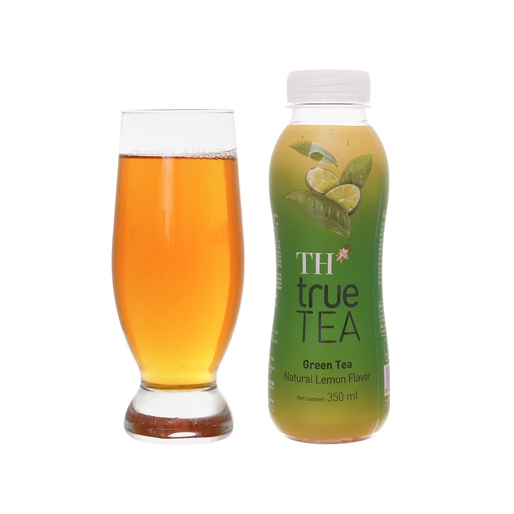 Lốc 6 chai trà xanh vị chanh TH True Tea 350ml