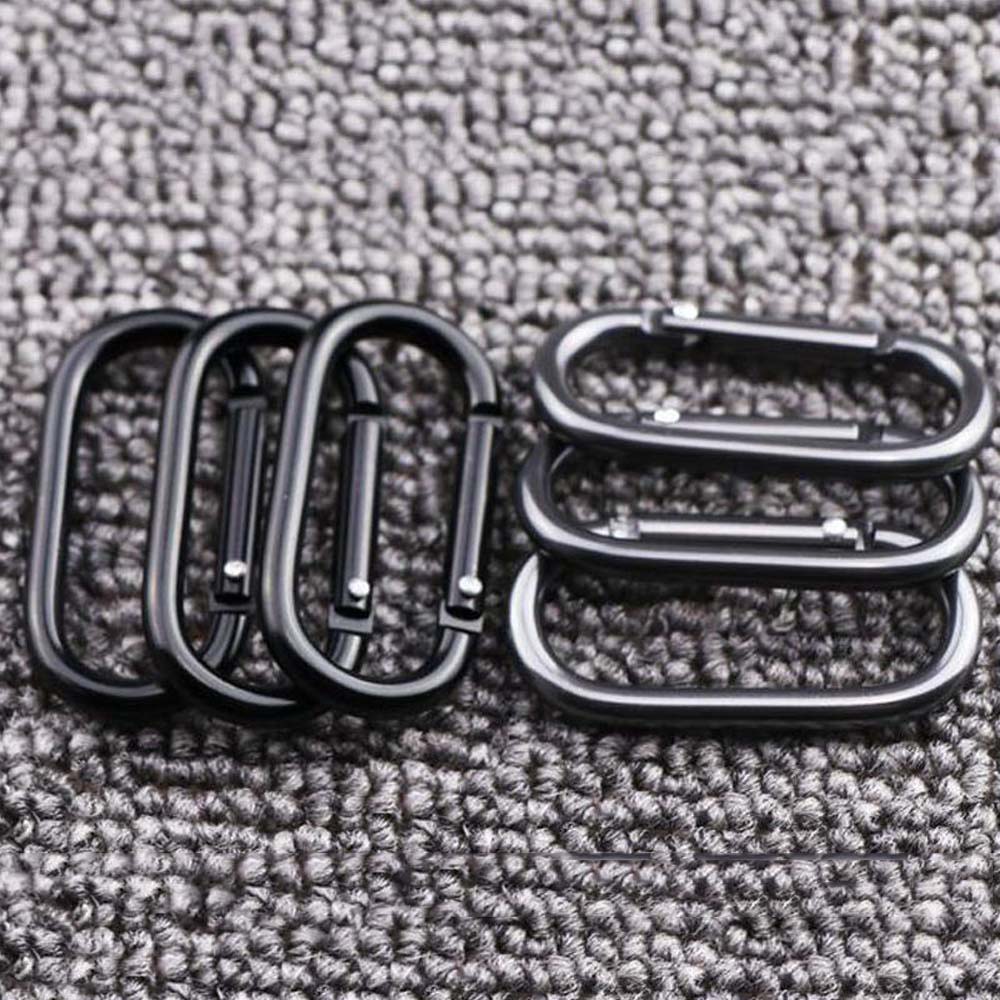 Móc Treo Chìa Khóa Bằng Nhôm Hình Oval 1 Tiện Dụng Cho Dã Ngoại/ Cắm Trại