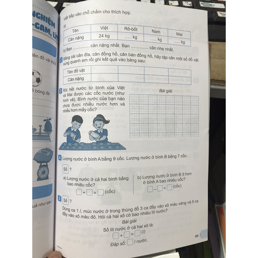 Sách - Vở thực hành Toán lớp 2 tập 1 ( kết nối tri thức)