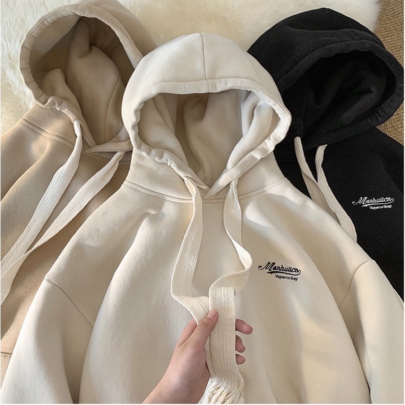 Áo hoodie nam nữ, áo sweater form rộng chất nỉ bông 2 lớp dày đẹp in chữ MAR