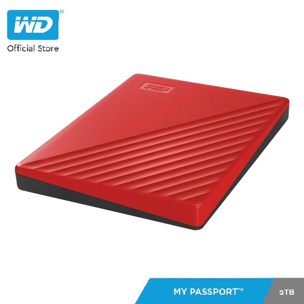 Ổ cứng WD My Passport 2.5 INCH( USB 3.2) 2TB Portable( Đỏ)- | WebRaoVat - webraovat.net.vn