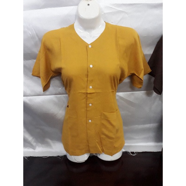 Áo lanh mầu cộc tay dành cho bà già (36 - 70kg)