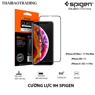 Kính cường lực spigen cho iphone x / iphone xs / iphone 11 pro / iphone 11 / iphone 11 pro max