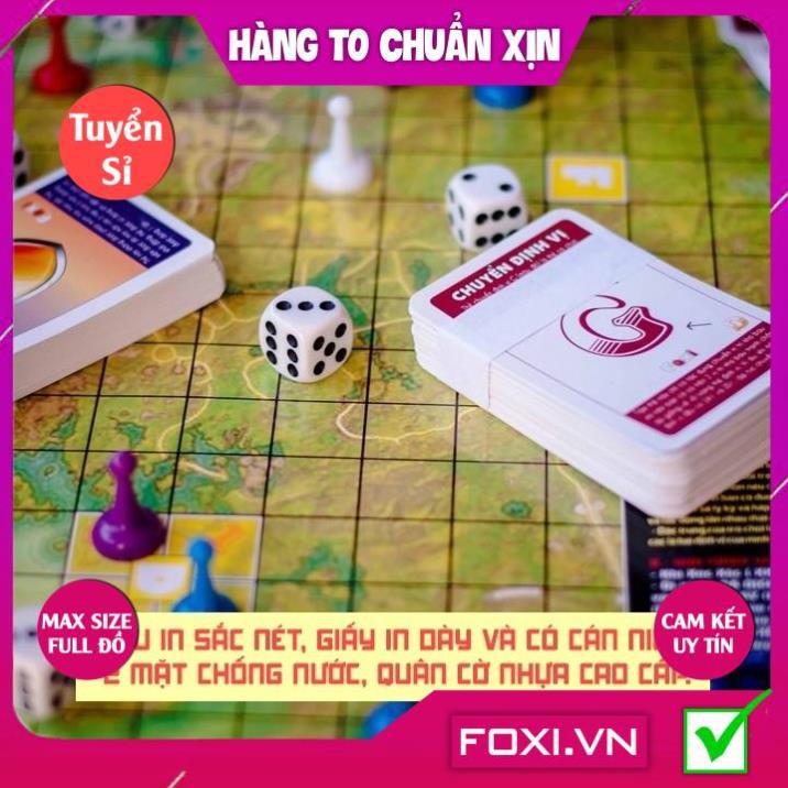 [FREESHIP HÀNG ĐẸP] Board game-Đi tìm kho báu mini 2 Foxi-đồ chơi phát triển tư duy-dễ chơi-vui nhộn-giá siêu rẻ