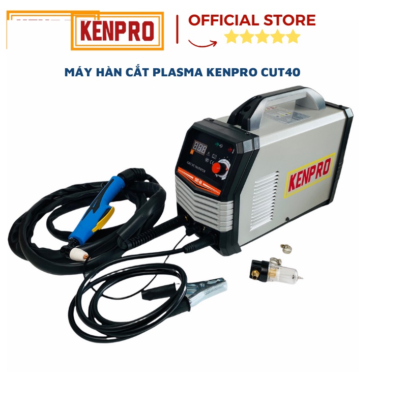 [Mã BMBAU300 giảm 10% đơn 499K] Máy Hàn Cắt Plasma Kenpro CUT40 Có Khả Năng Cắt Sắt Dày 12mm Bảo Hành 12 Tháng