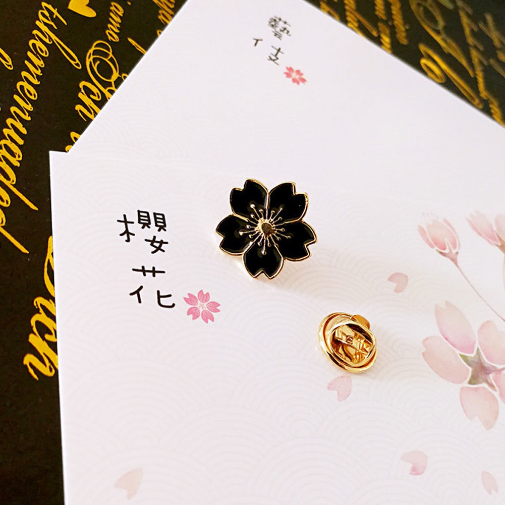 Trâm cài áo hình hoa bằng kim loại thời trang cho nữ