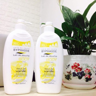 Sữa tắm làm mịn da BYPHASSE Fleur de Vanille Shower Cream