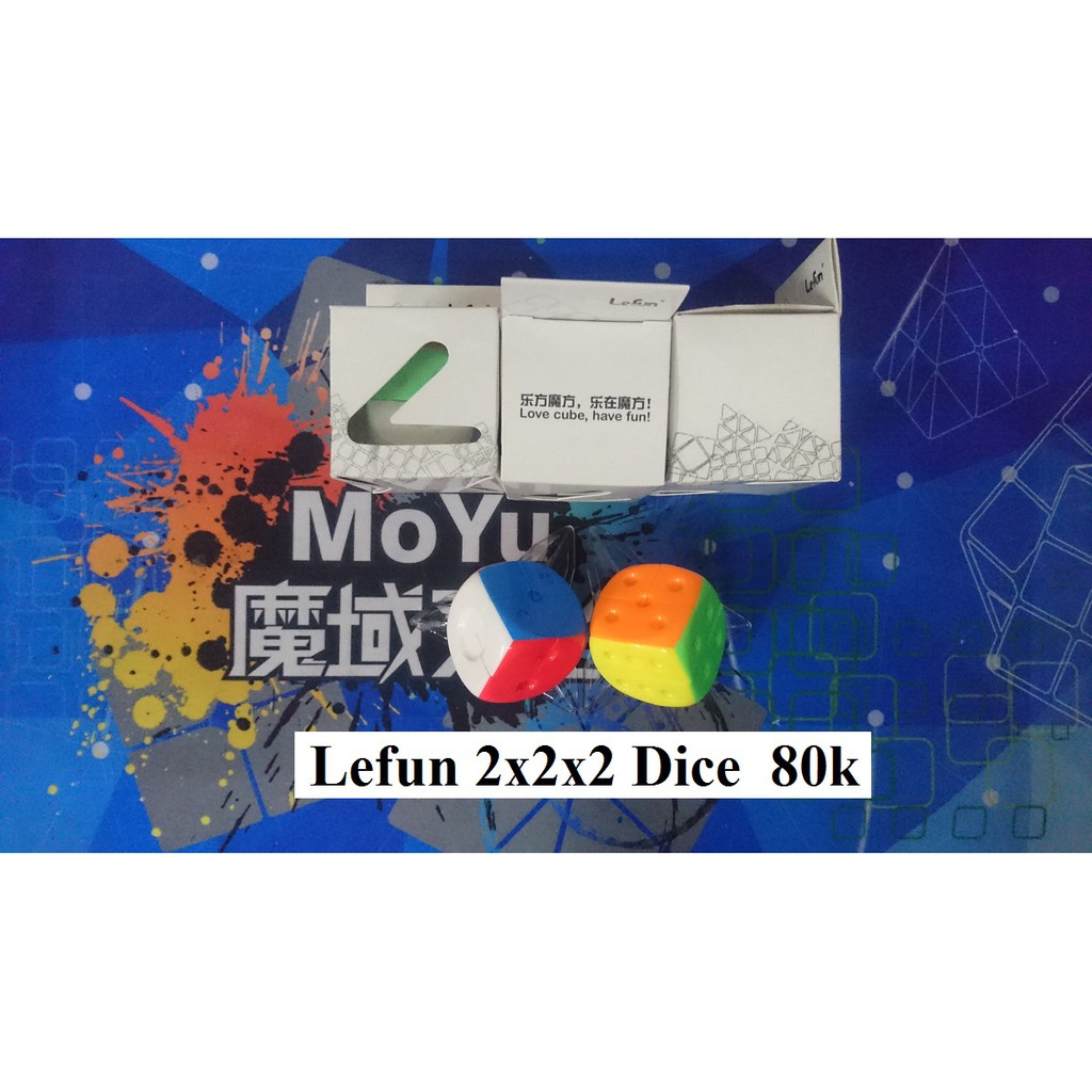Rubik 2x2x2. Lefun Dice Stickerless