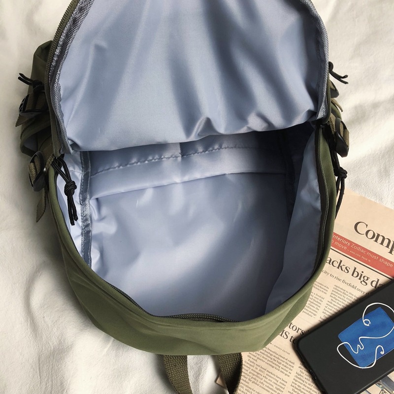 Balo nam nữ thời trang ulzzang hàn quốc đi học vải Fabric chống nước cỡ lớn ngăn đựng laptop 16 inch 7509