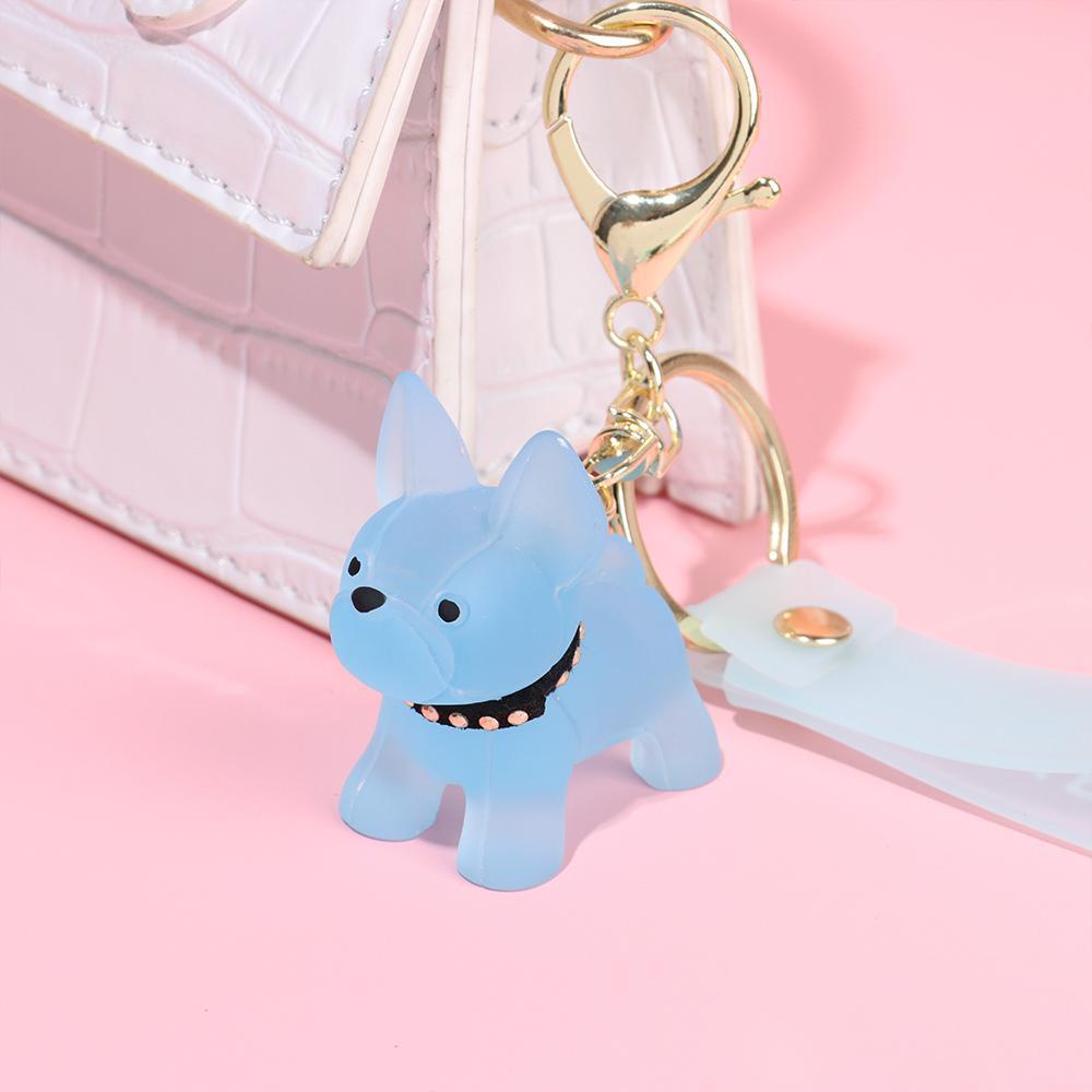 Móc Khóa Hình Chó Bull Nhiều Màu Dễ Thương