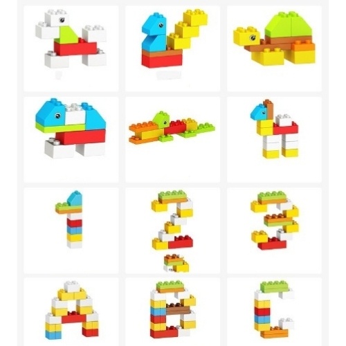 Đồ Chơi Xếp Hình, Lego Ghép Hình Size Lớn, Đồ Chơi Trẻ Em Lắp Ráp Phát Triển Trí Tuệ Cho Bé 2 3 4 5 6 7 tuổi
