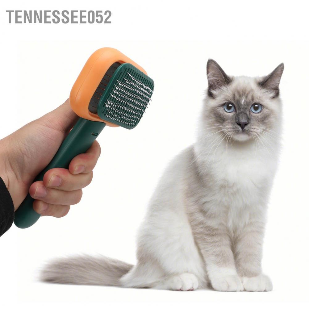 Hàng Sẵn Lược chải lông chó mèo có nút bấm Đa chức năng Tự làm sạch Slicker【Tennessee052】