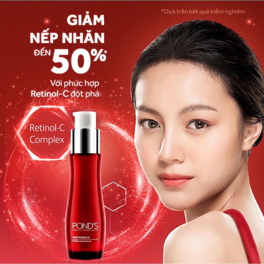 Tinh Chất Serum Ngăn Ngừa Lão Hóa PondS Age Miracle Double Action (30ml)