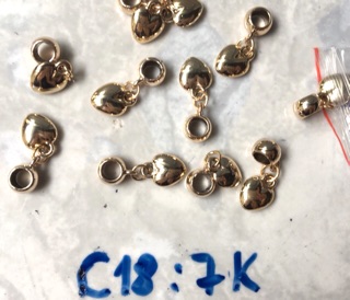 Hạt charm vàng