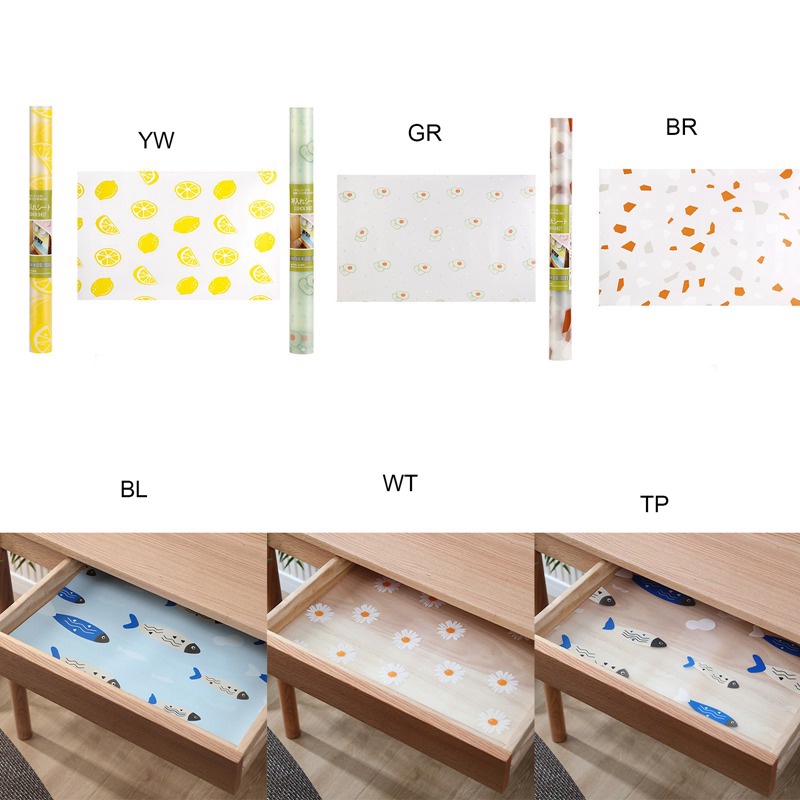 Tấm Lót Ngăn Kéo Tủ Bằng EVA Trong Suốt Chống Thấm Nước Chống Trượt Tiện Dụng