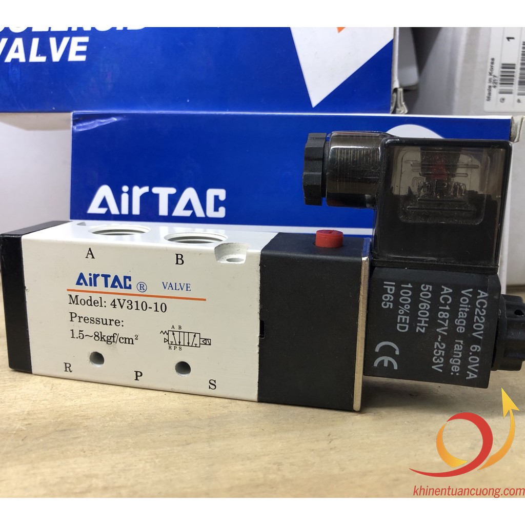 Van Điện Từ Khí Nén AIRTAC 4V310-10 (Van Hơi 5/2