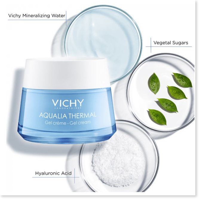 [Mã giảm giá] Kem Dưỡng Ẩm, Cấp Nước Cho Da Dầu Vichy Aqualia Thermal Cream-Gel 50ml