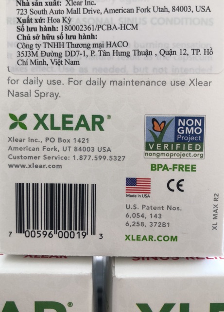 Xịt mũi Xlear MAX Nasal Spray - Hỗ trợ điều trị viêm xoang, viêm mũi dị ứng - 45ml