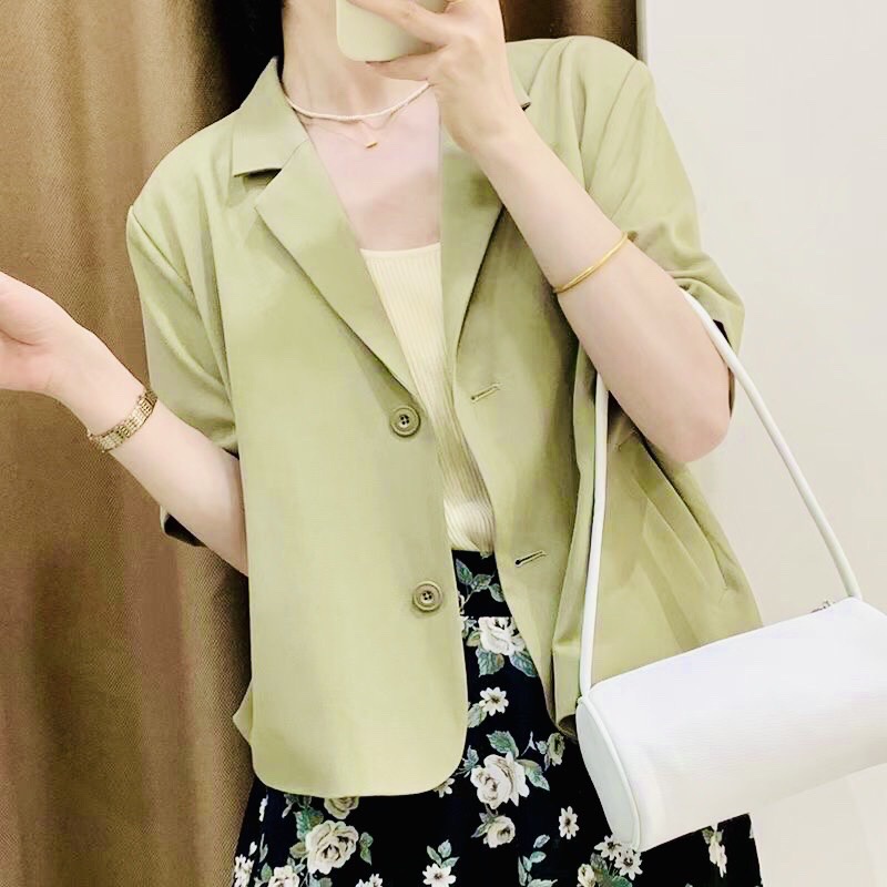 Áo Khoác Blazer Nữ Dáng Ngắn - BLA22037 | BigBuy360 - bigbuy360.vn