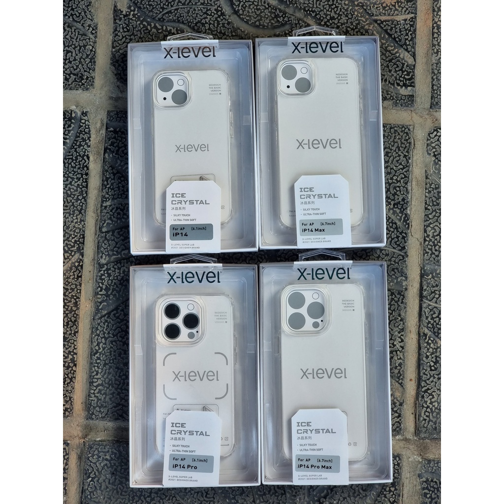 Ốp Lưng Chống Vân Tay, Chống Sốc, Chống ố Cho iPhone 14 / iPhone 13 / iPhone 12 -  Chính Hãng X-Level