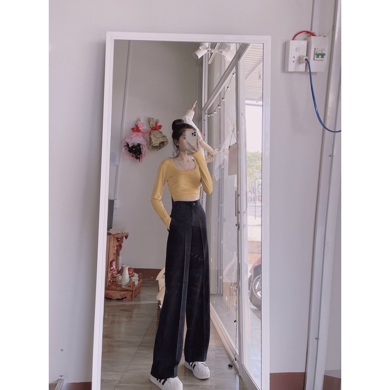 Quần Tây Nữ Ống Suông -Quần Suông Nữ Công Sở - Kèm Video Thật