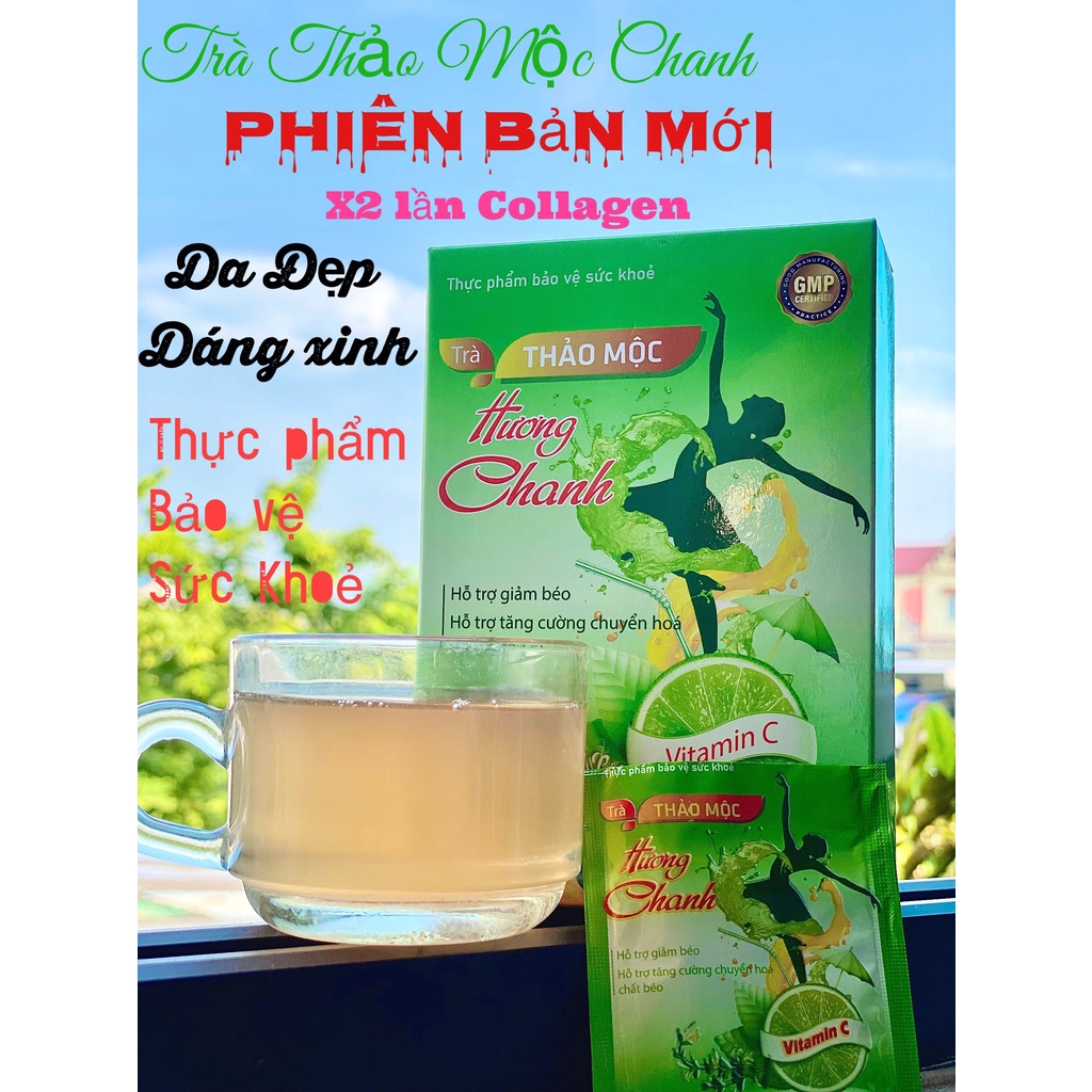 Trà Thảo Mộc Hương Chanh Hỗ Trợ Giảm Béo