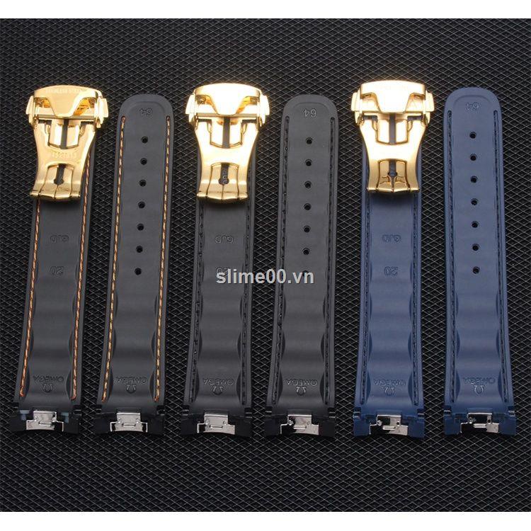 Dây đeo bằng cao su cho đồng hồ Omega Seamaster 300 AT150