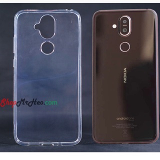 Ốp lưng dẻo cho Nokia 8.1 2018 silicon trong suốt