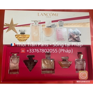 Sét nước hoa Lancome 5 chai mua tại Pháp