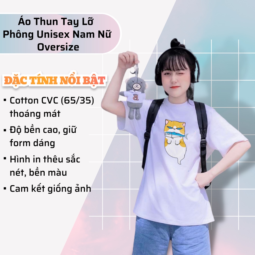 Áo Thun Tay Lỡ ZShop Phông Unisex Nam Nữ Cotton CVC 4 Chiều Oversize Form rộng, Áo Thun Nữ Đẹp Basic Cute Cá Tính ZP03 . | BigBuy360 - bigbuy360.vn