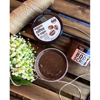 Tẩy da chết body cafe Organic shop , tẩy tế bào chết cà phê giá sỉ