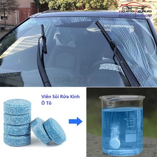 Viên Sủi Rửa Kính Ô Tô 1 Viên Pha 4 Lít Nước, Rửa Kính Siêu Sạch, Tiện Dụng, Tiết Kiệm