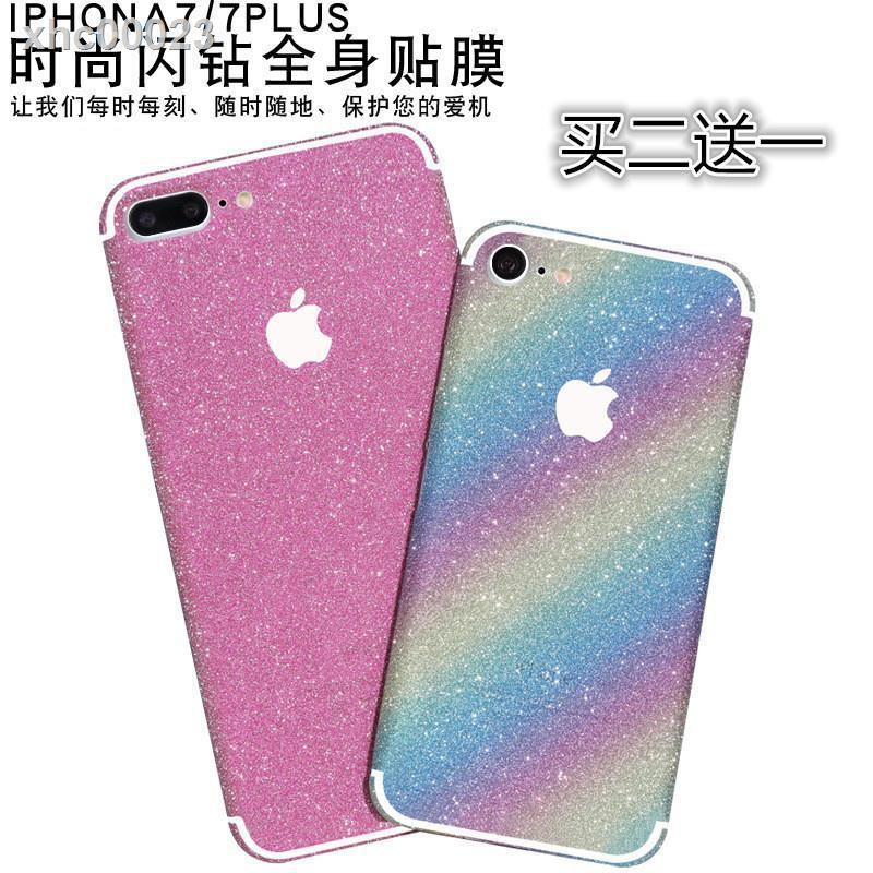 Apple Miếng Dán Đính Kim Cương Giả Nhiều Màu Sắc Cho Iphone 7 / 6plus 7