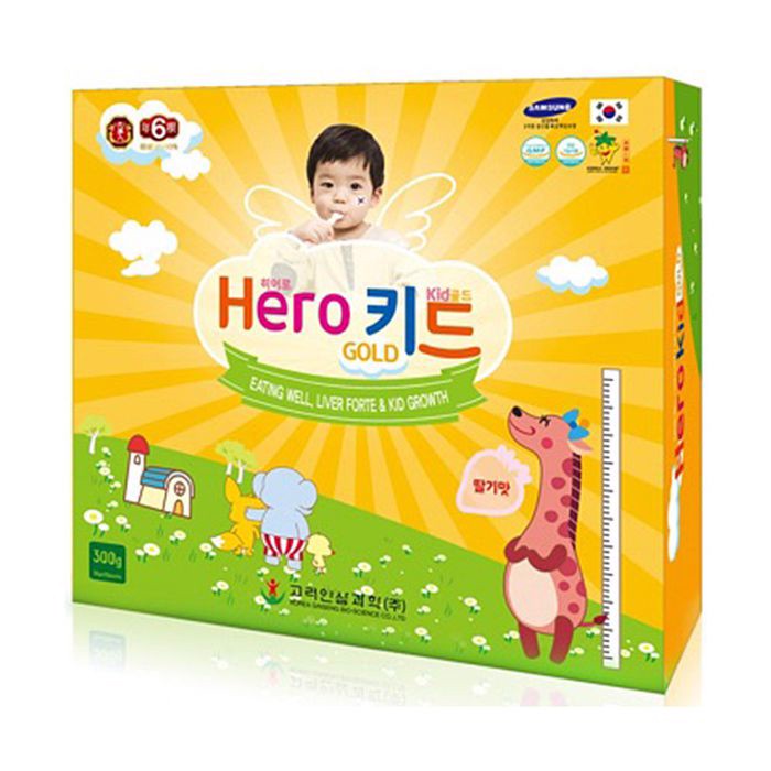 Siro HEROKID GOLD – cho trẻ chậm lớn, còi xương, thiếu vitamin D, tăng cường sức khỏe và sức đề kháng 300g