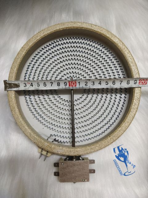 Mâm nhiệt bếp hồng ngoại cảm biến cọc ngang, đường kính 20cm