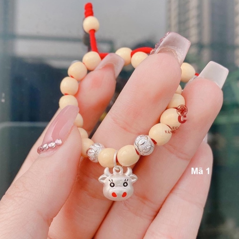dâu tằm tuổi Chuột - Tuổi Dần cho bé chống giật mình, mang lại bình an, may mắn (kèm hạt và dây dự phòng)